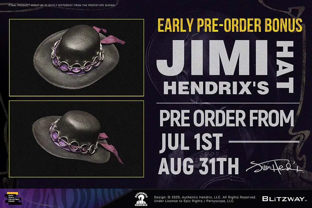 JIMI HENDRIX 1/6 AF