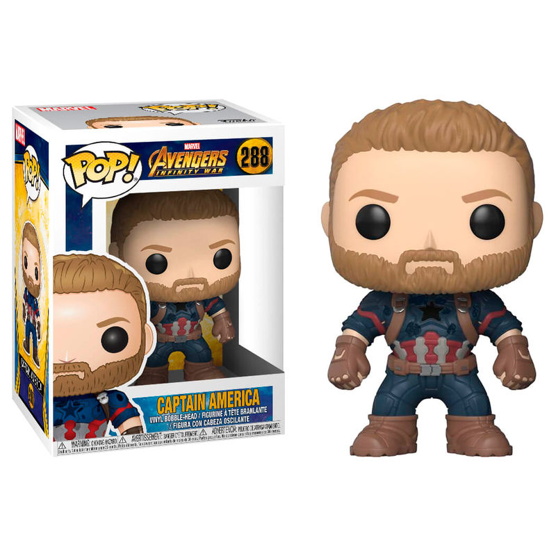 Figura POP Marvel Avengers Infinity War Capitan America Frikytopia