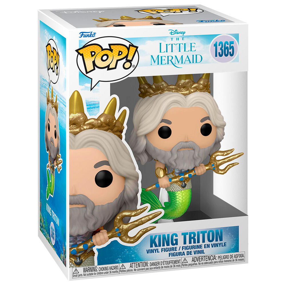 Funko pop disney la sirenita rey poseidon king triton 70735