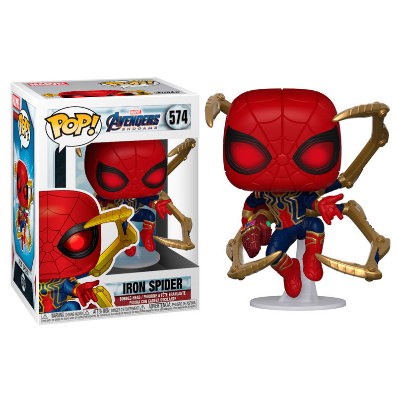 Figura POP Marvel Vengadores Endgame Iron Spider with Nano Gauntlet Frikytopia