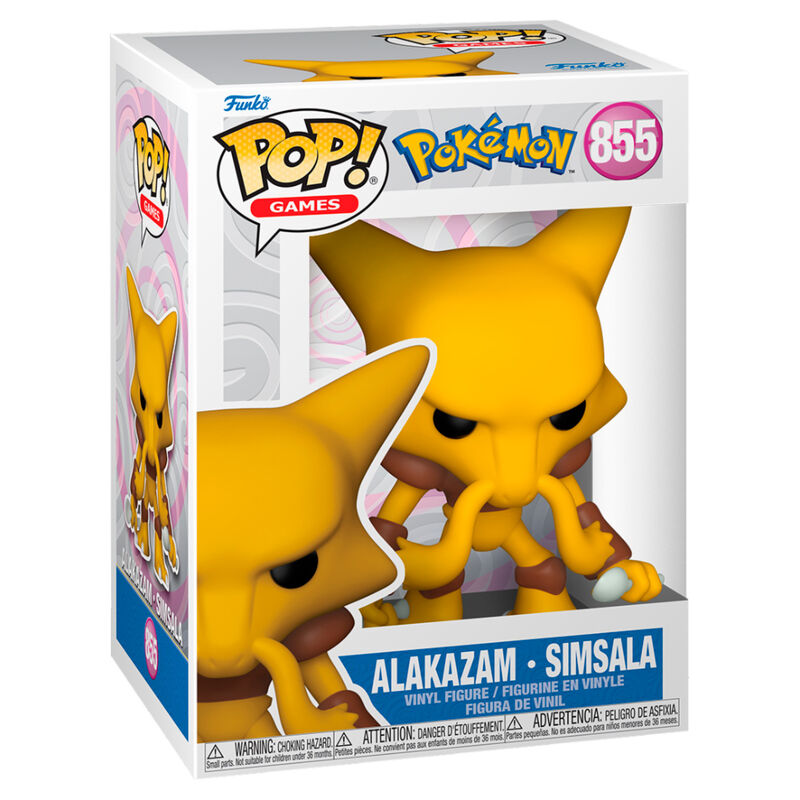 Pokemon POP! Games Vinyl Figura Alakazam (EMEA) 9 cm Frikytopia