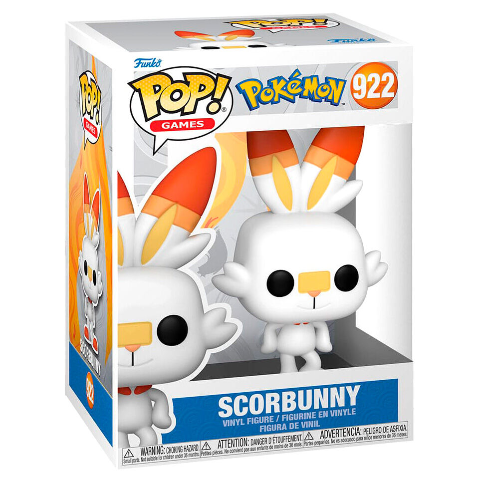 Pokemon POP! Games Vinyl Figura Scorbunny (EMEA) 9 cm Frikytopia