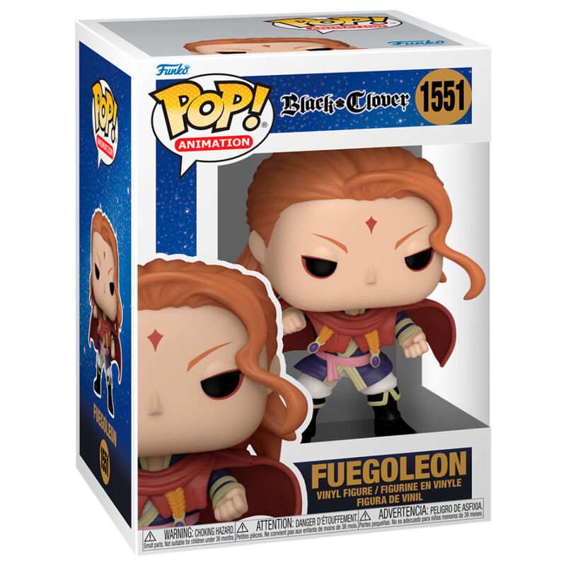 Black Clover Figura POP! Animation Vinyl Fuegoleon 9 cm Frikytopia