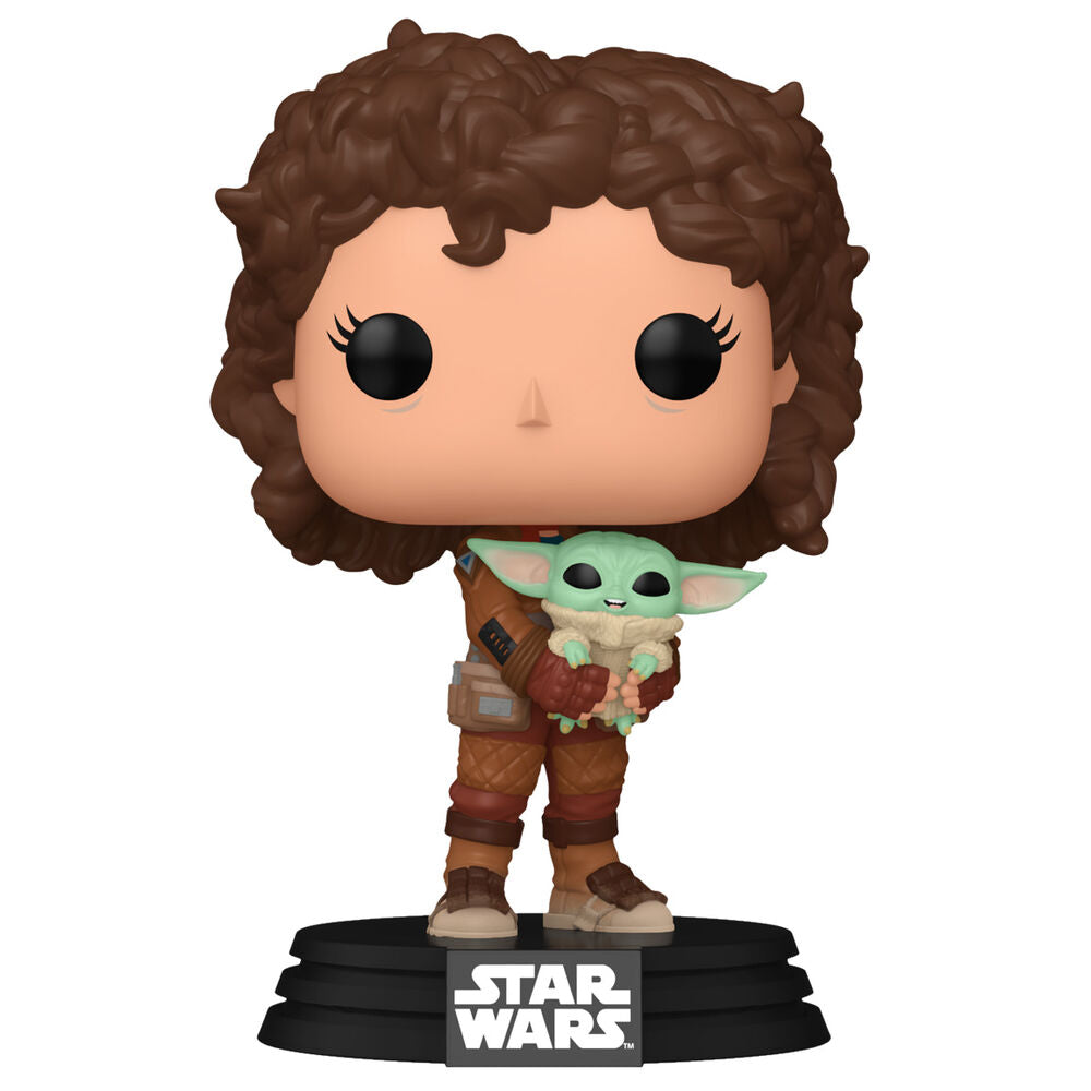 Funko pop mandalorian peli motto con grogu 76552 Frikytopia