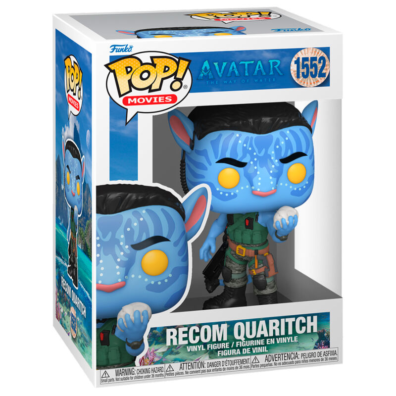 Avatar: El sentido del agua Figura POP! Movies Vinyl Recom Quarit Frikytopia