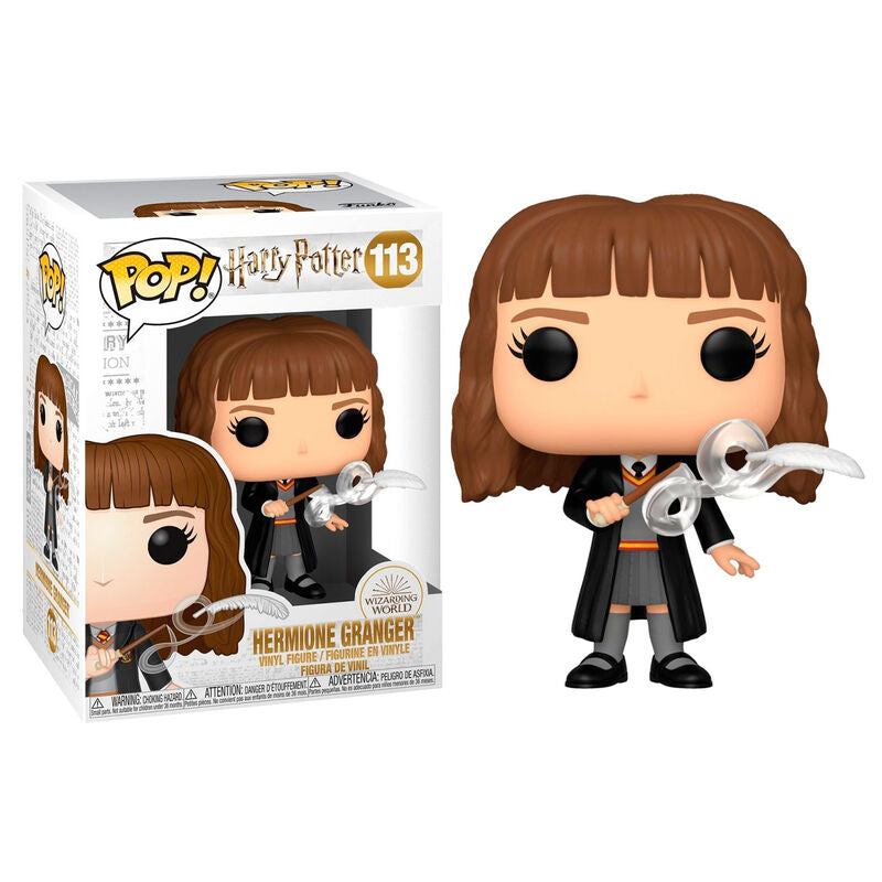 Funko pop harry potter hermione con una pluma Frikytopia