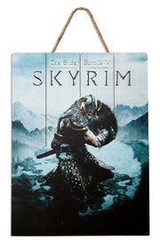 SKYRIM AEREAL WOODEN Póster