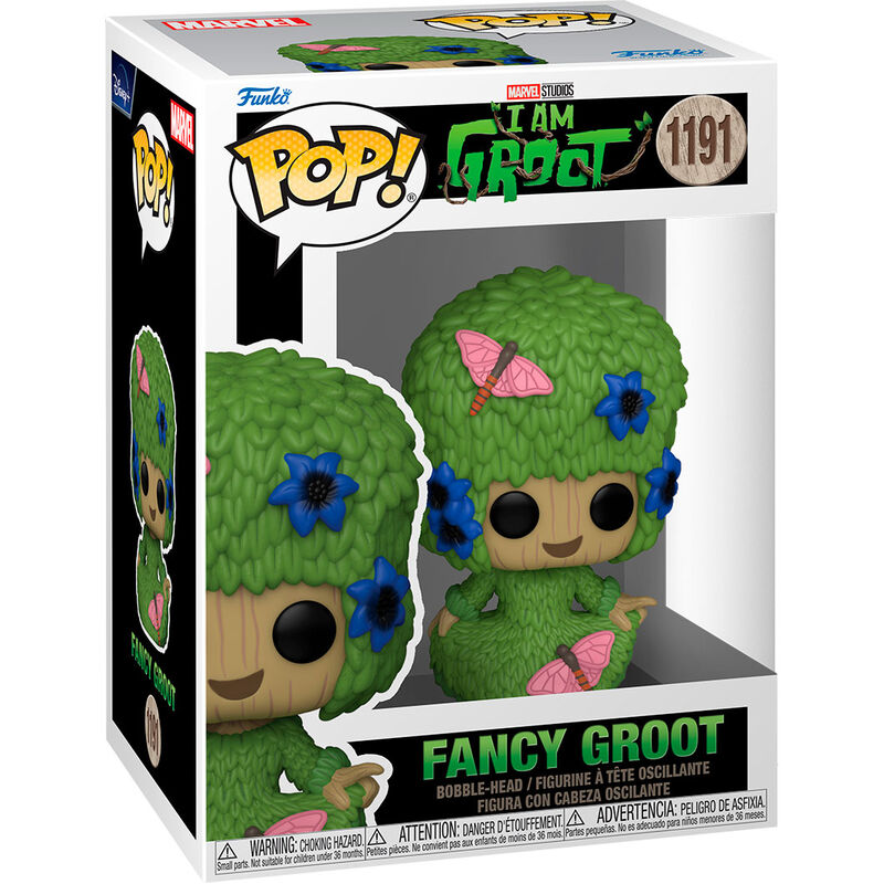 Funko pop marvel guardianes galaxia groot fancy marie hair