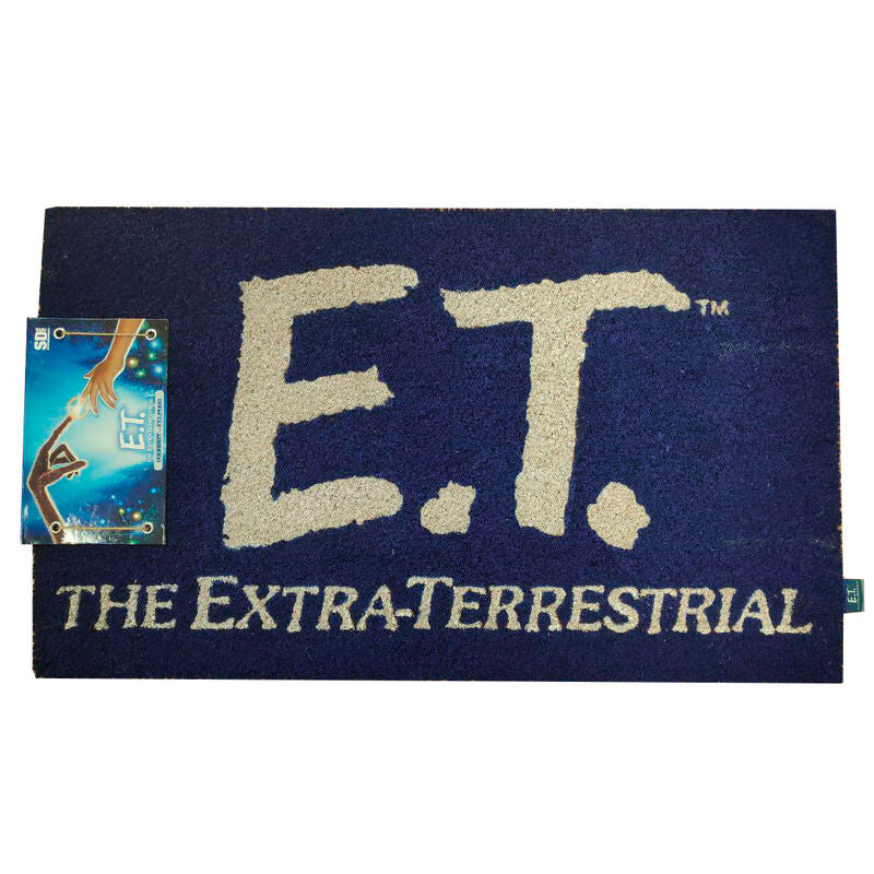 Felpudo 60x40 e.t. logo e.t. azul