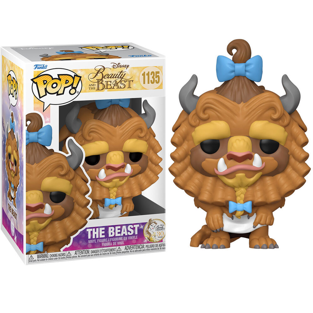 Funko pop disney la bella y la bestia bestia con rizos 57585 Frikytopia
