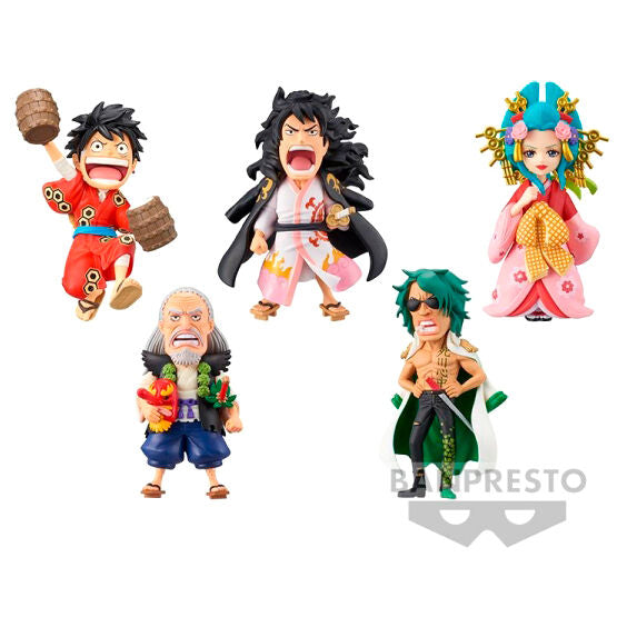 Figura banpresto one piece world collectable figure wanokuni Frikytopia