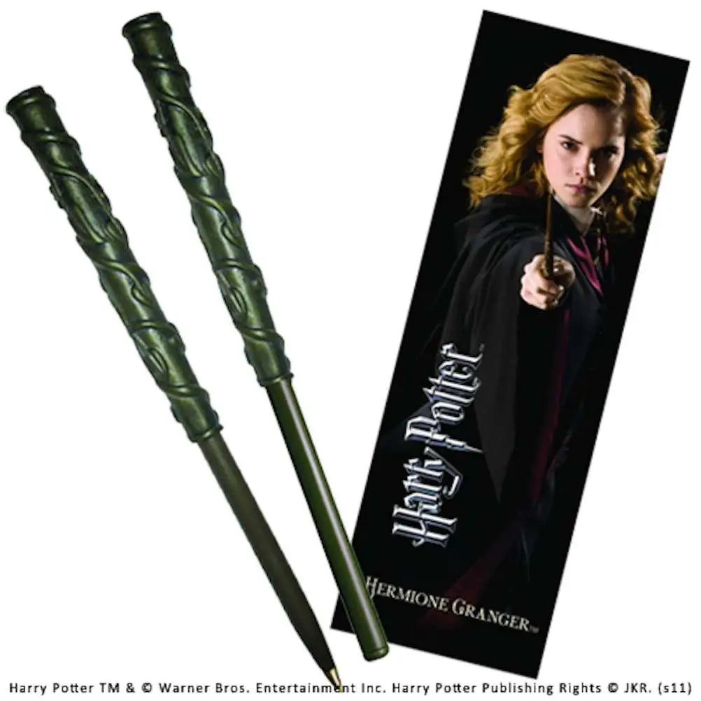 HP HERMIONE WAND Bolígrafo AND BOOKMARK Frikytopia