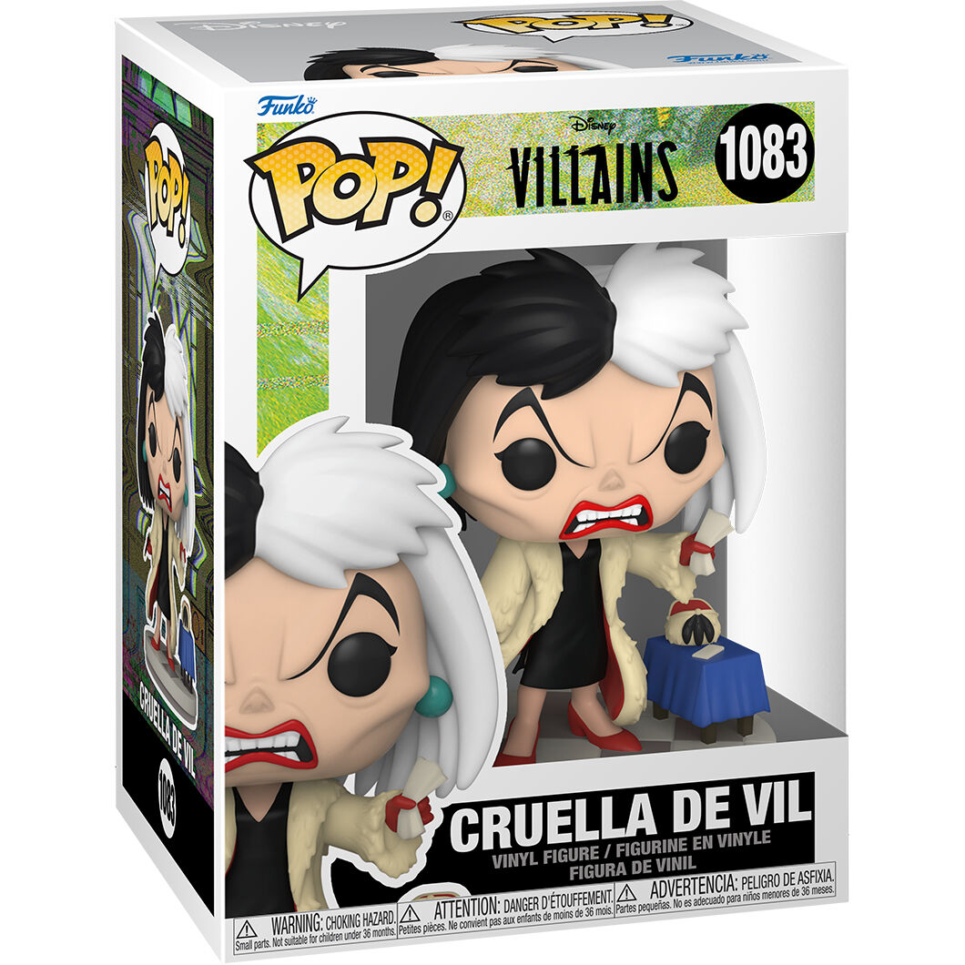 Funko Pop Disney Villains 101 Dalmatians Cruella de Vil 1083