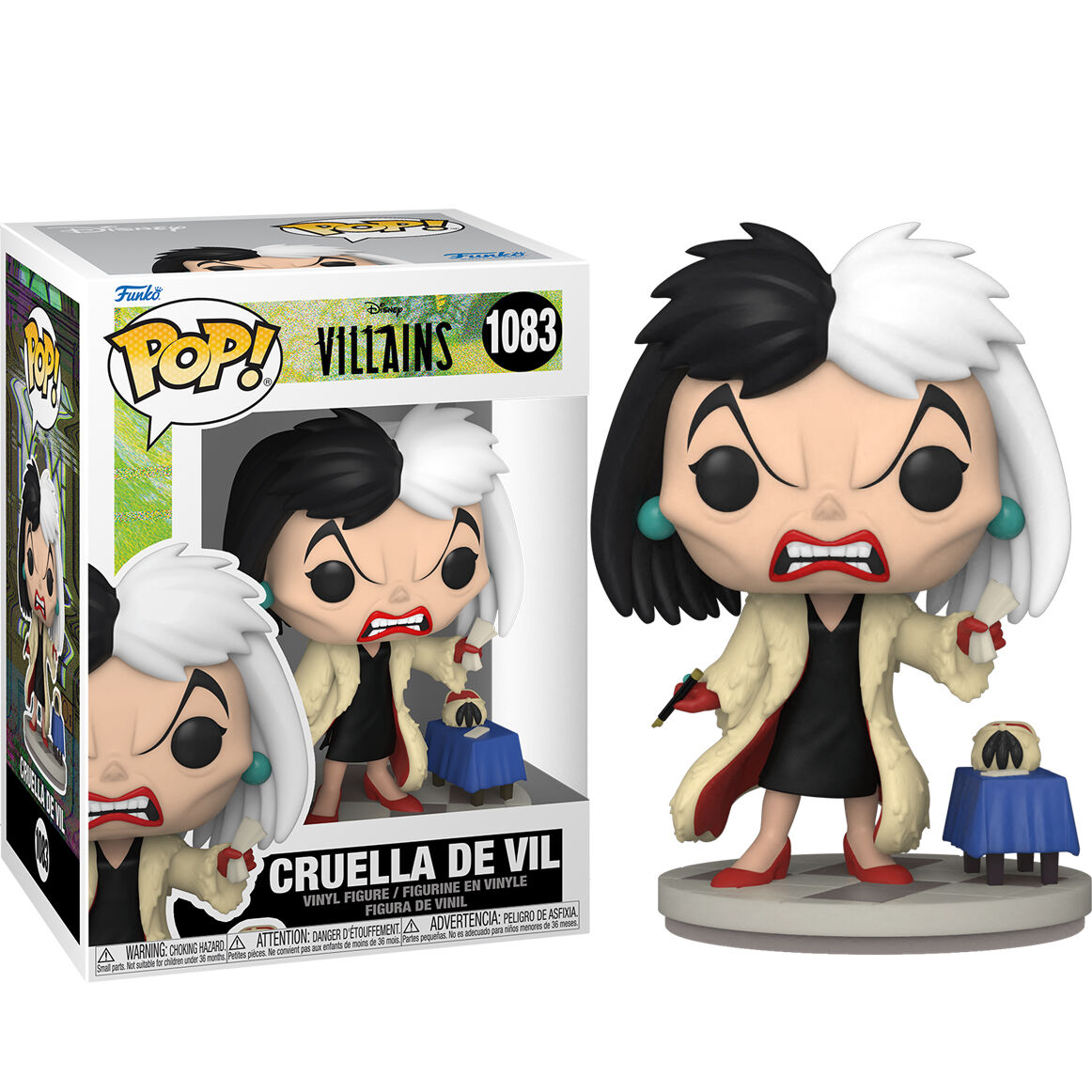 Funko Pop Disney Villains 101 Dalmatians Cruella de Vil 1083