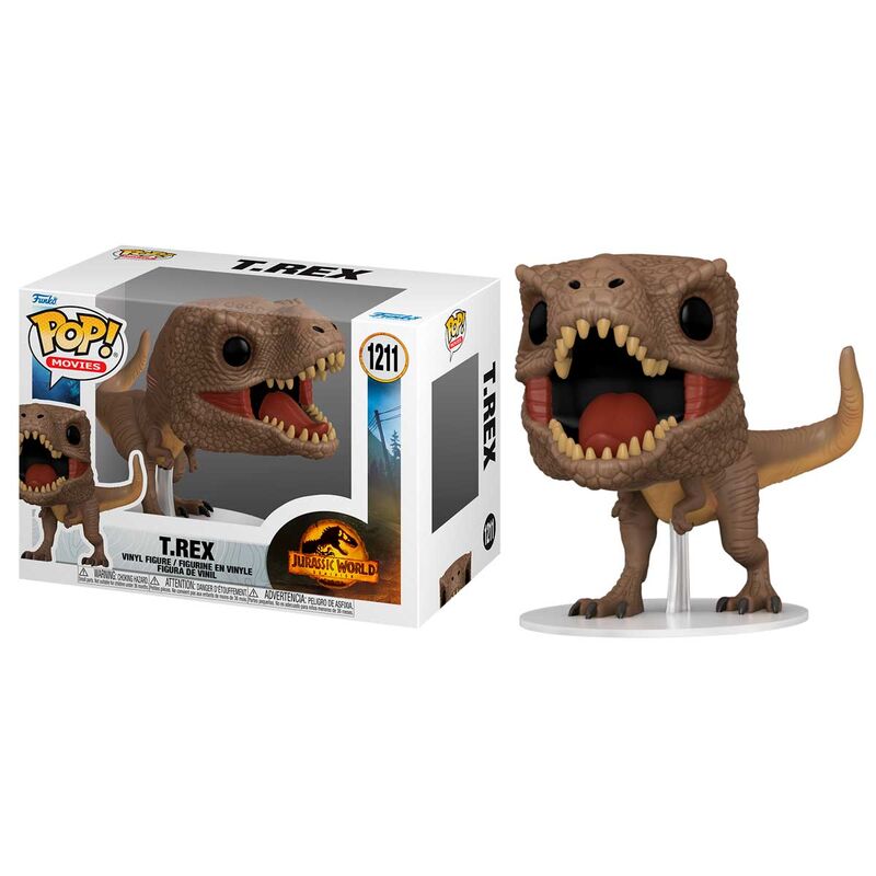 Funko pop cine jurassic park jurassic world 3 t rex 62222 Frikytopia