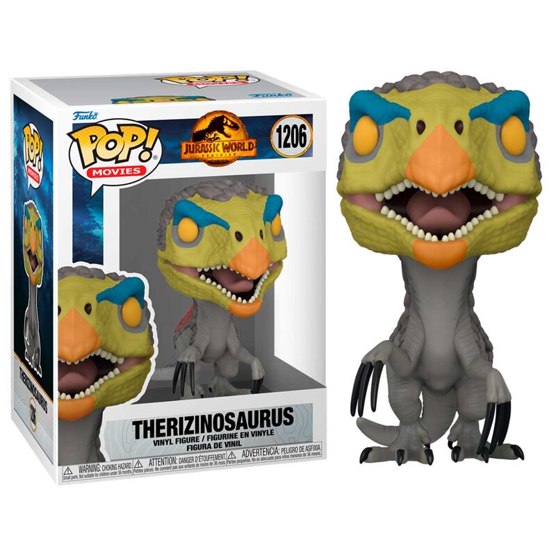 Funko pop cine jurassic park jurassic world 3 therizinosaurus Frikytopia