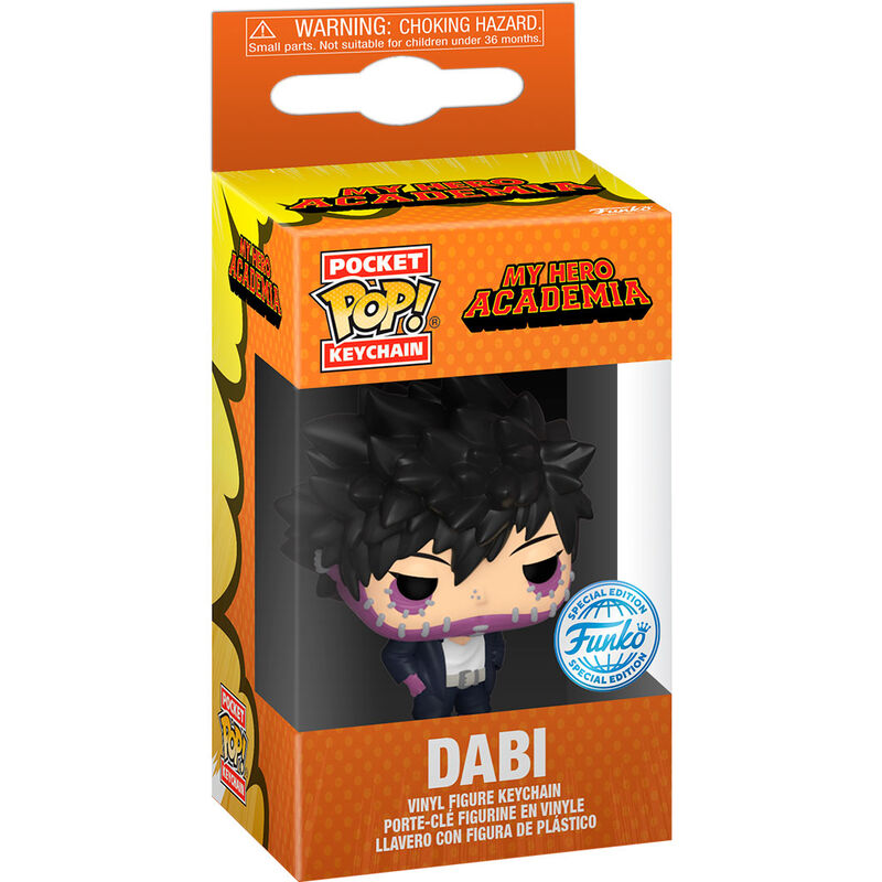 Funko pop keychain llavero my hero academia dabi hideout 68893 Frikytopia