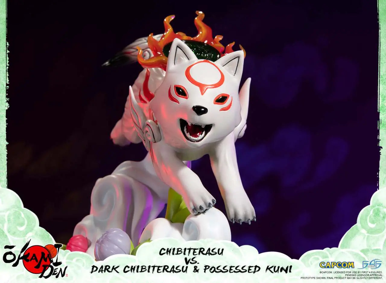 OKAMIDEN CHIBITERASU vs DARK CHIBITERASU