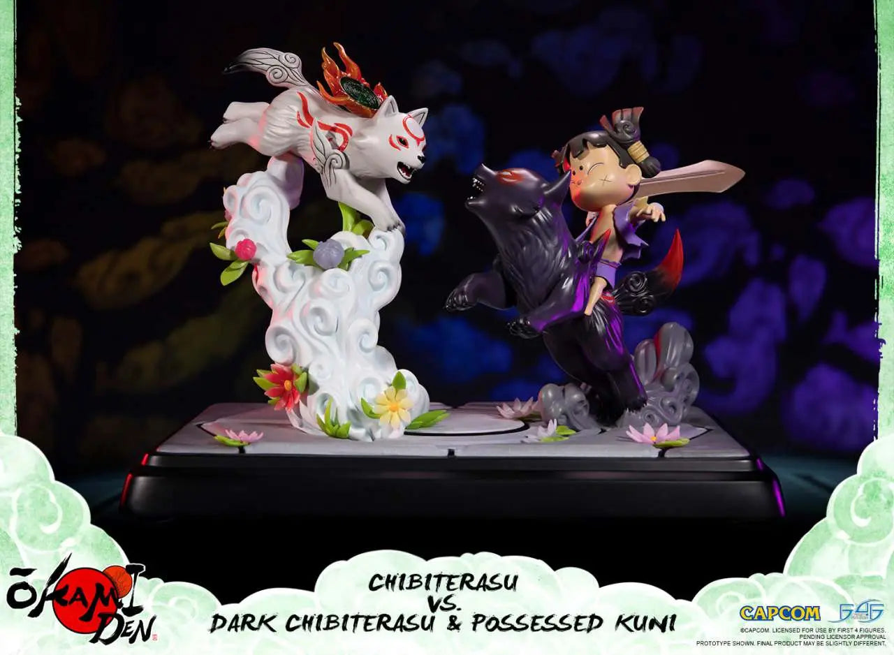 OKAMIDEN CHIBITERASU vs DARK CHIBITERASU