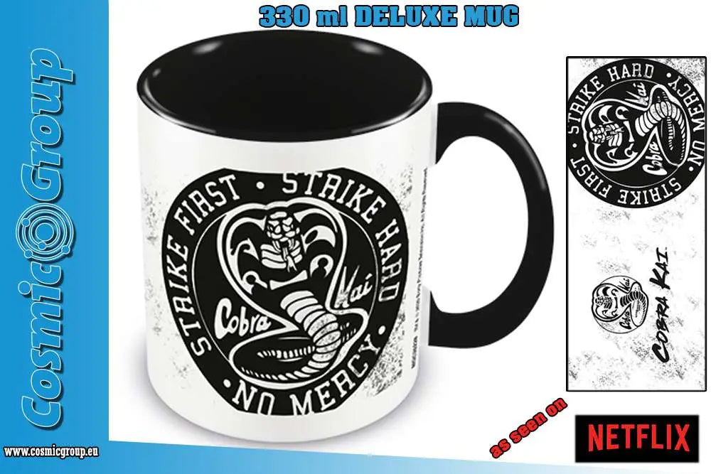 COBRA KAI - BLACK LOGO - DLX Taza