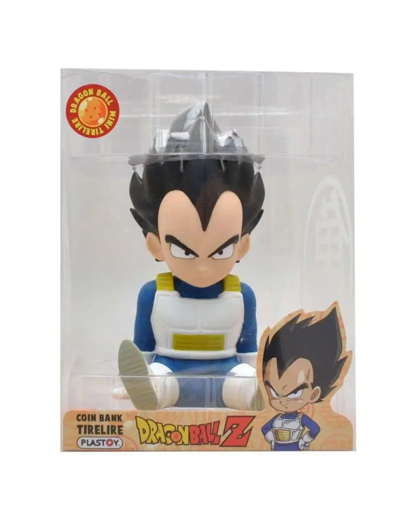 Figura hucha plastoy vegeta sentado chibi 15 cm pvc dragon ball