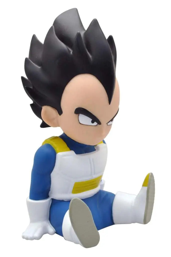 Figura hucha plastoy vegeta sentado chibi 15 cm pvc dragon ball