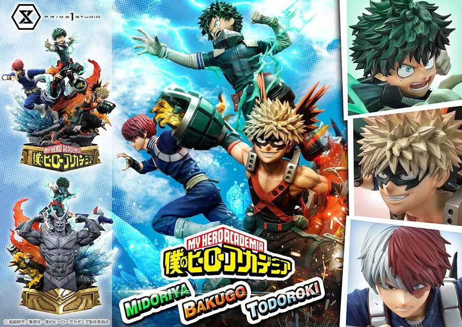 MHA MIDORIYA BAKUGOTO DOROKI Estatua