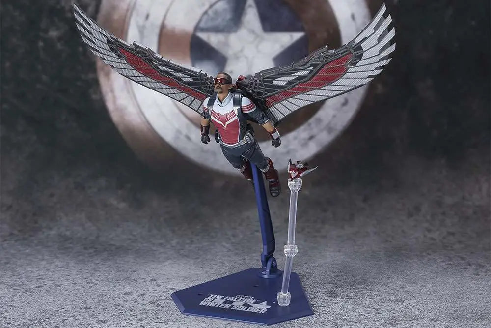 Figura tamashi nations falcon figura marvel the falcon and the winter soldier