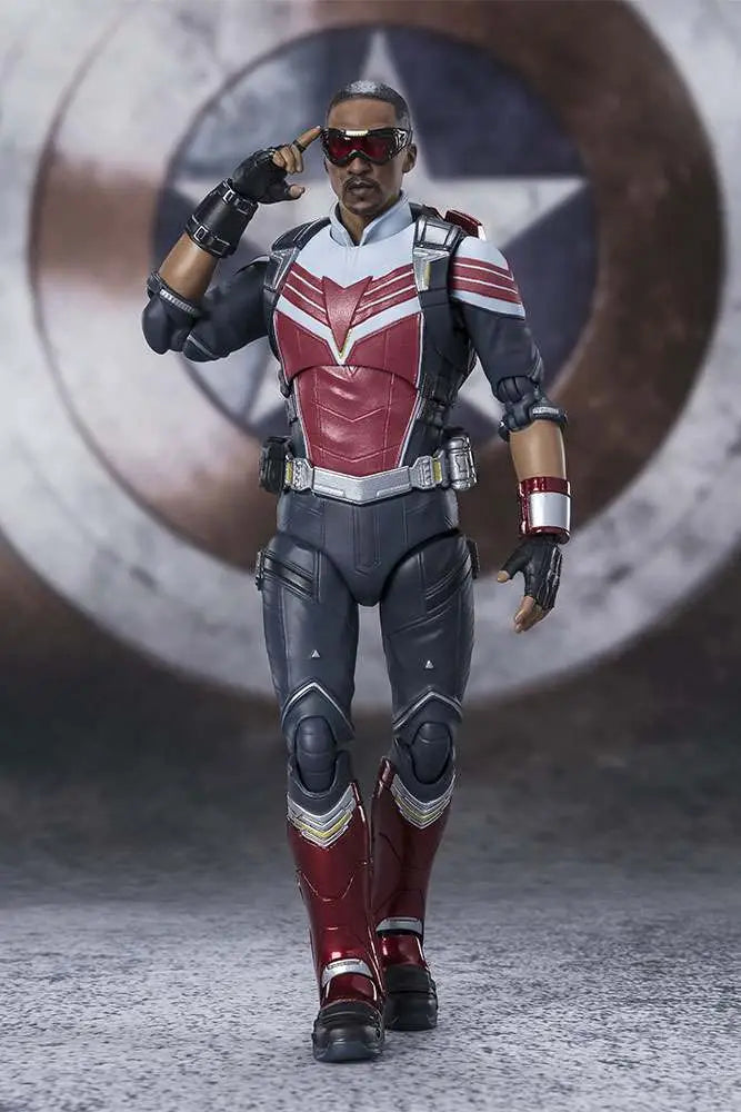 Figura tamashi nations falcon figura marvel the falcon and the winter soldier