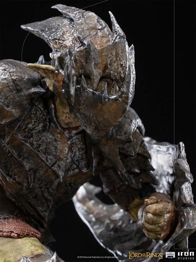 LOTR ARMORED ORC 1/10 ART Estatua