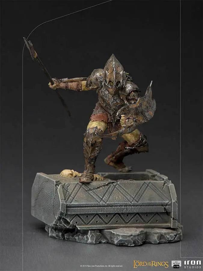 LOTR ARMORED ORC 1/10 ART Estatua