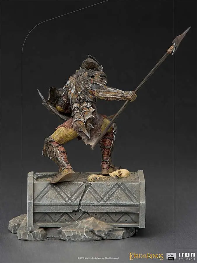 LOTR ARMORED ORC 1/10 ART Estatua