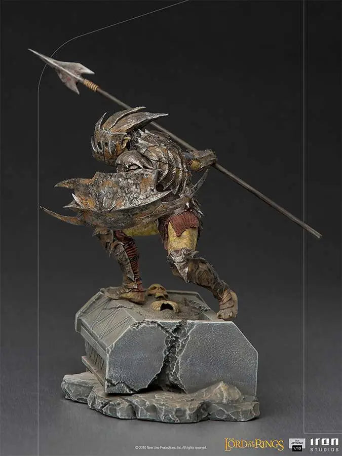 LOTR ARMORED ORC 1/10 ART Estatua