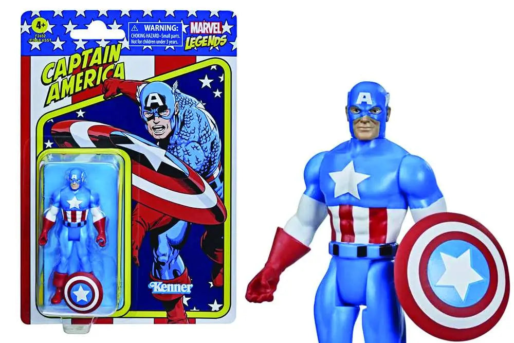 MARVEL LEGENDS RETRO CAPTAIN AMERICA  AF Frikytopia