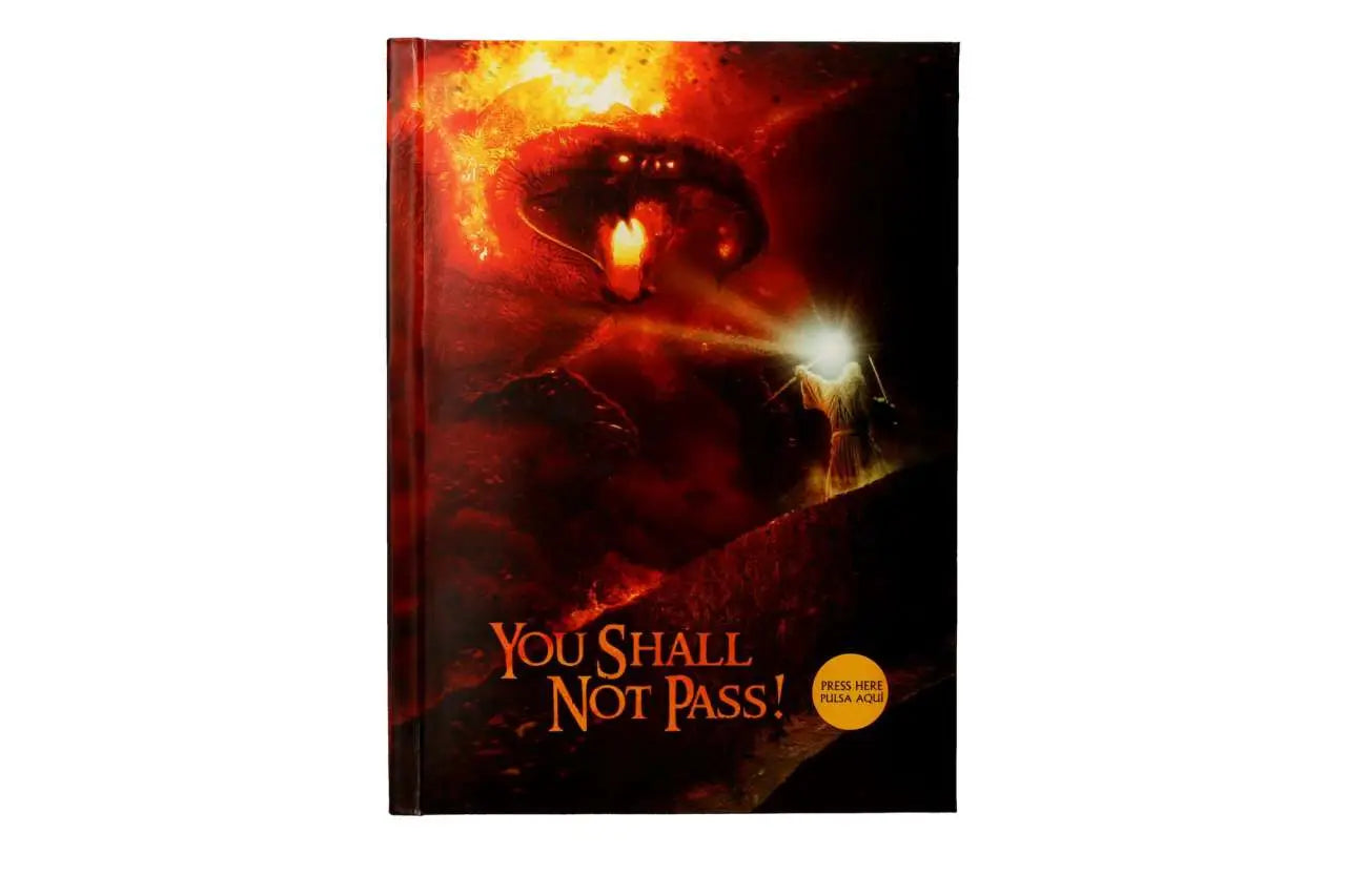 LOTR YOU SHALL NOT PASS Libreta W/LIGHT