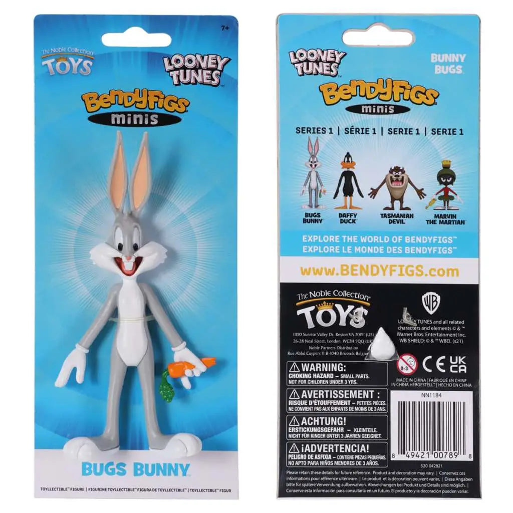 Looney Tunes Figura Maleable Bendyfigs Bugs Bunny 14 cm