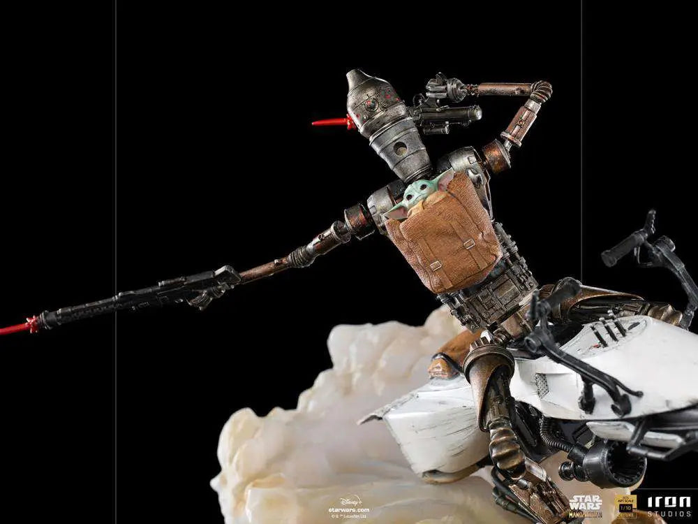 MANDALORIAN IG-11 AND CHILD 1/10  Estatua