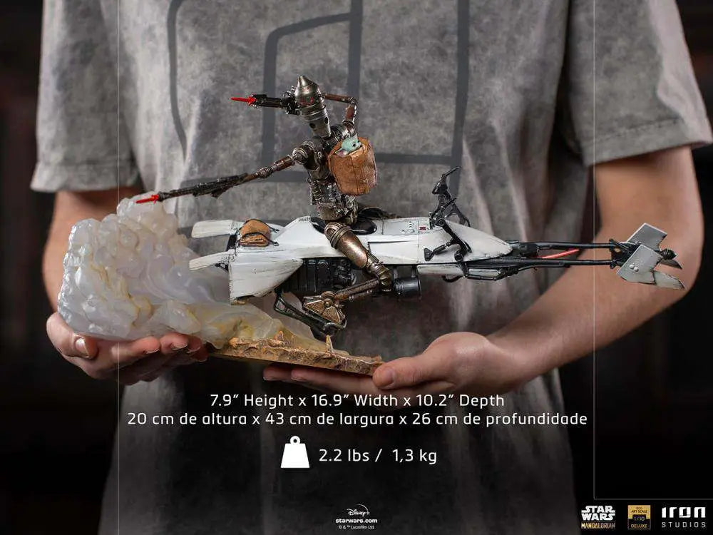 MANDALORIAN IG-11 AND CHILD 1/10  Estatua