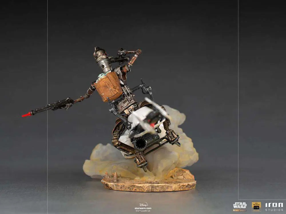 MANDALORIAN IG-11 AND CHILD 1/10  Estatua