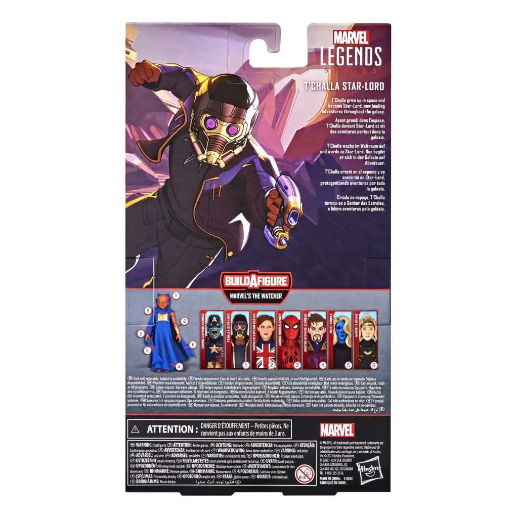 MARVEL LEGENDS TCHALLA STAR LORD AF