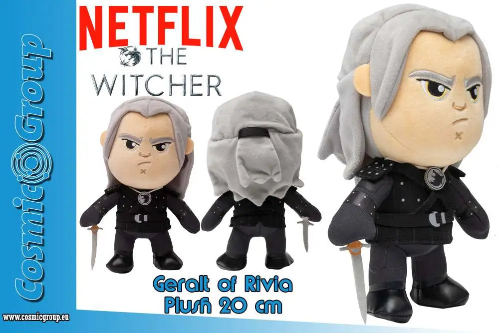 NETFLIX THE WITCHER GERALT Peluche Frikytopia