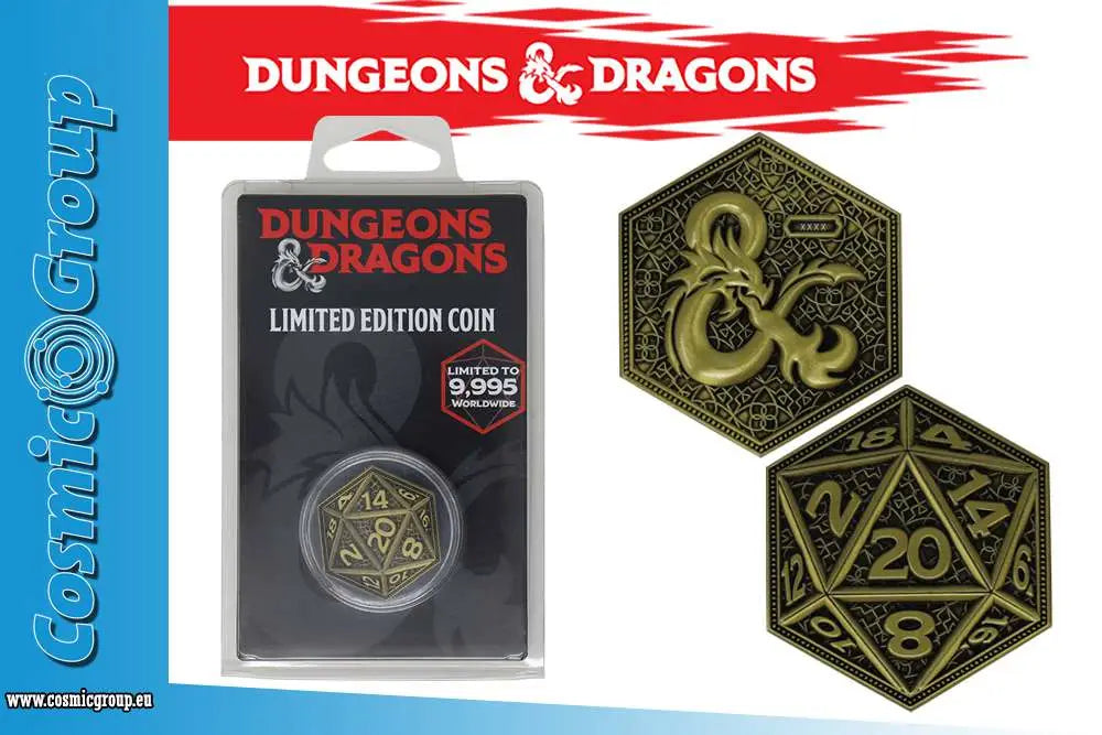 DUNGEONS & DRAGONS LIMITED EDITION COIN Frikytopia