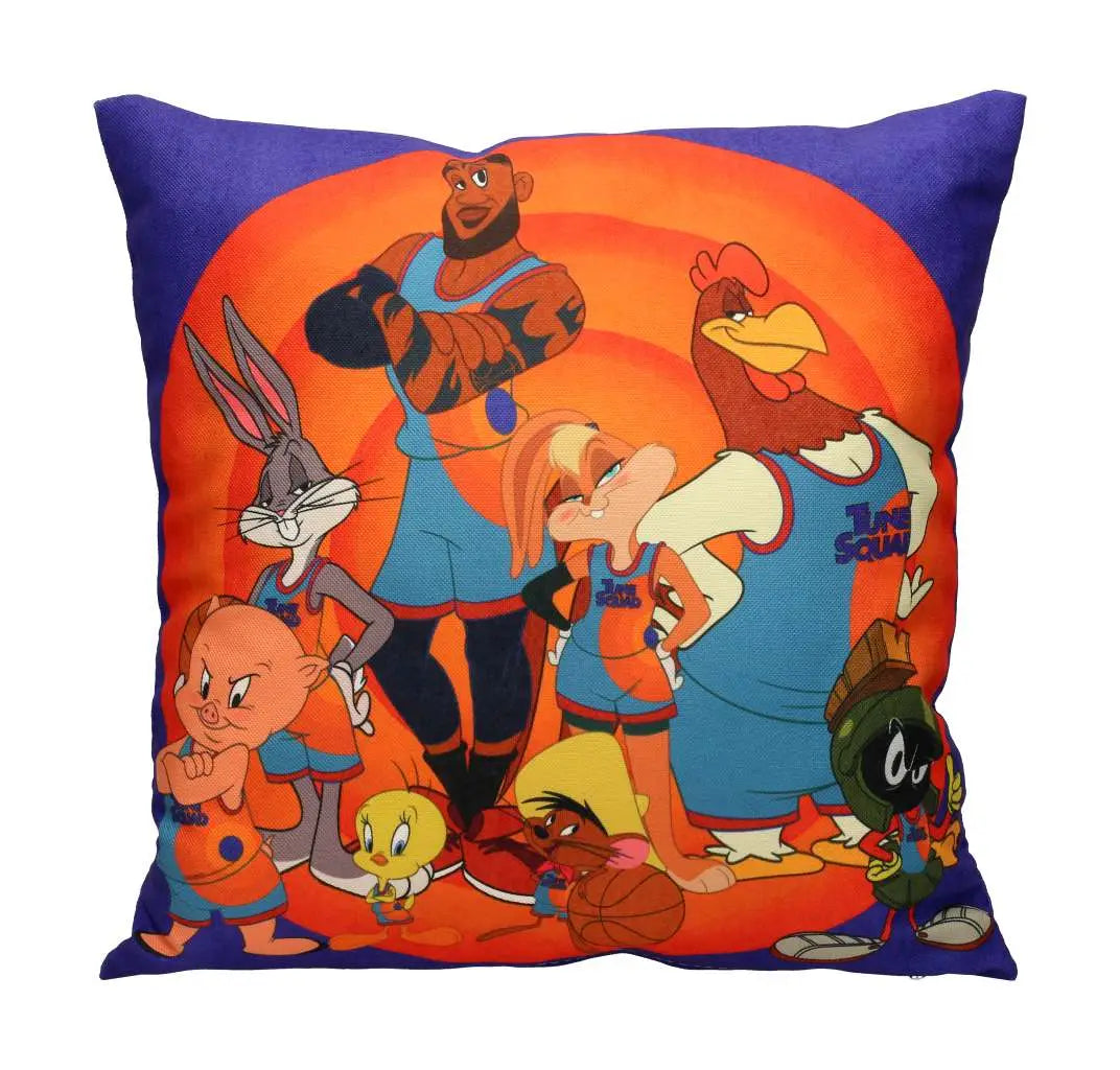 Cojin cuadrado tune squad team space jam looney tunes
