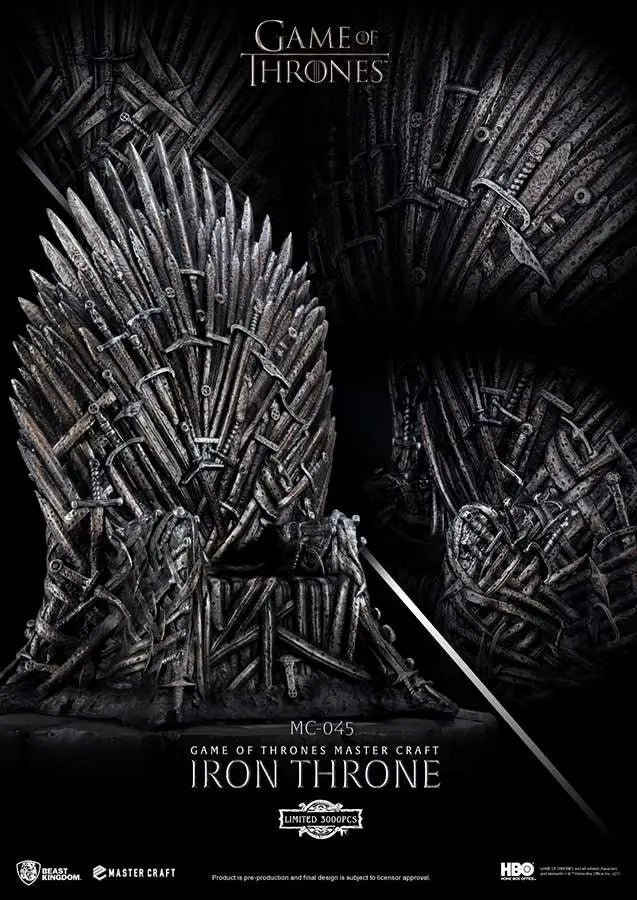 GOT IRON THRONE MASTER CRAFT Estatua