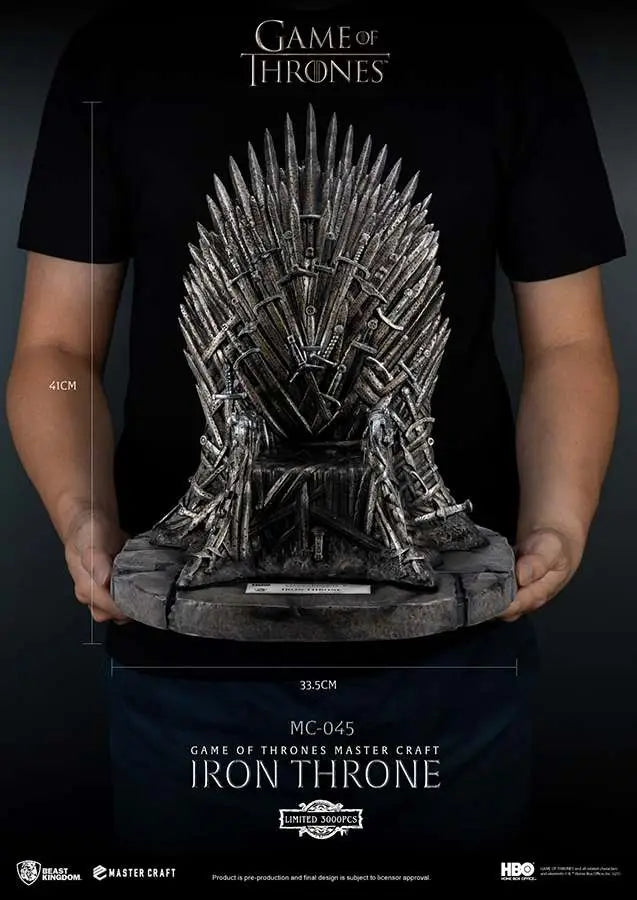 GOT IRON THRONE MASTER CRAFT Estatua