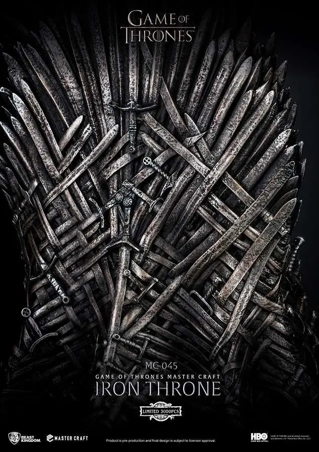 GOT IRON THRONE MASTER CRAFT Estatua