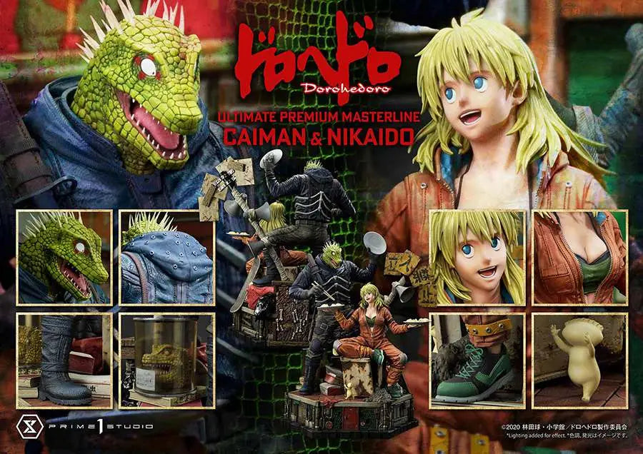 DOROHEDORO CAIMAN & NIKAIDO Estatua