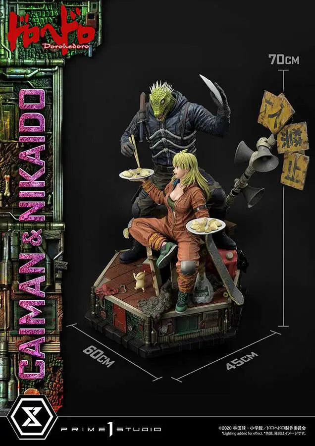 DOROHEDORO CAIMAN & NIKAIDO Estatua
