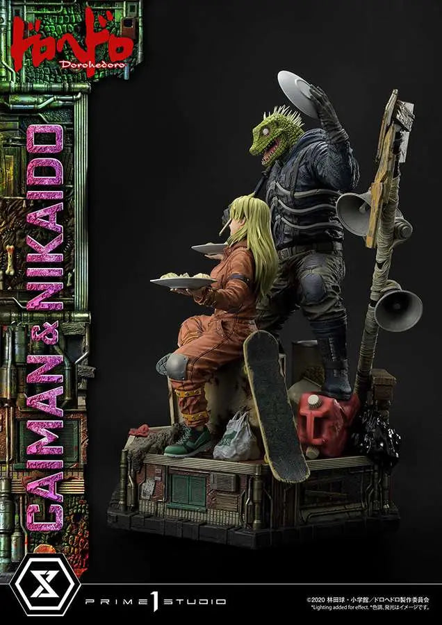 DOROHEDORO CAIMAN & NIKAIDO Estatua