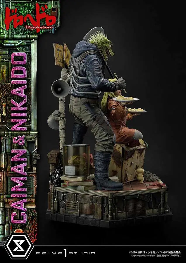 DOROHEDORO CAIMAN & NIKAIDO Estatua